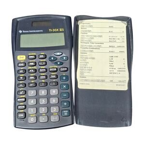 Texas Instruments TI-30X IIS Solar Scientific Calculator With Cover